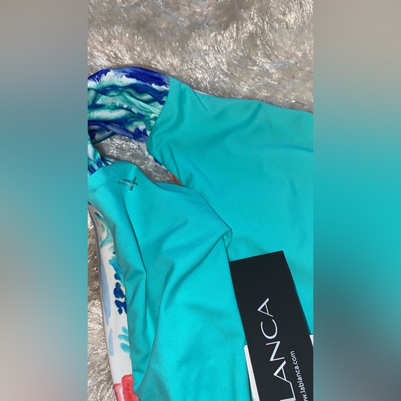 La Blanca: Terra Italia Side Shirred Hipster Bottom - Picture 7 of 14